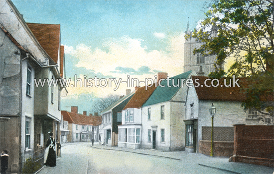 The High Street, Dedham, Essex. c.1909